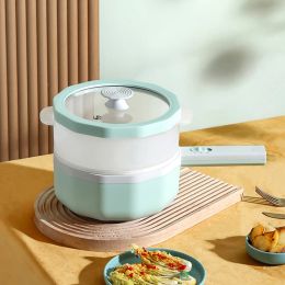 Pots Multifunction Nonstick Pan Electric Cooking Pot Household 12 People Hot Pot Single/Double Layer Electric Rice Cooker Machine