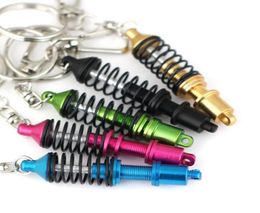 Adjustable Car Part Shock Absorber Keyring Alloy Keychain Gift High s8583195