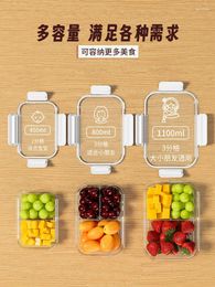 Storage Bottles Refrigerator Box Food Grade Freezer Special Division With Lid Fruit Bento Transparent Sealed