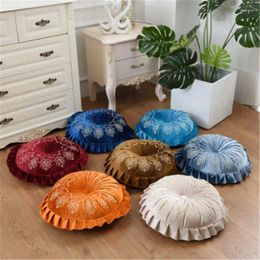 Pillow Velvet Round Floor Pleated Wheel Pumpkin Seat Mat Soft Throw