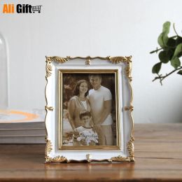 Frame 5 6 7 Inch 8 Inch Creative Stage Poto Frames American Made Old Minimalist Home Studio Resin +glass+wood Photo Picture Frame