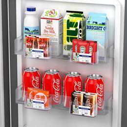 Storage Bottles Multi Function Refrigerator Side Door Box Separately Packed And Sorted Kitchen Transparent Rack Translucent