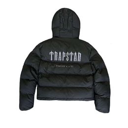 Winter Men's Jacket Hooded Quilted Women's Warm Down Jacket Vintage Detachable Hat High Quality Coats Embroidered Letter Jacket