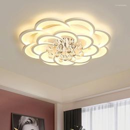 Chandeliers Modern Led Crystal Pendant Lighting For Living Room Bedroom Study Home Decor Lamp 110V 220V Ceiling Chandelier Fixtures