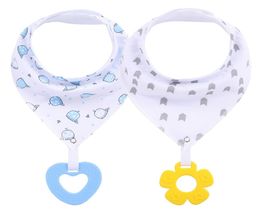 Baby Bandana Drool Bibs For Teething and Drooling Super Soft Absorbent Cotton BibsTeething Toys Set Toddler Baby Feeding Bibs 2102693449