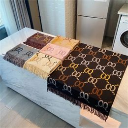 Роскошный бренд Cashwool Scarf для мужчин и женщин красочные осенние и зимние открытые теплые длинные платки