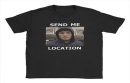 Khabib Nurmagomedov Send Me Location T Shirts Men039s MMA 229 3xl Tops TShirts Round Neck 100 Cotton Tees9780878