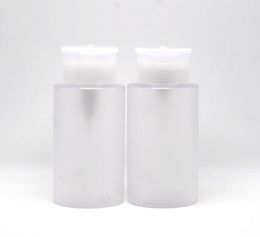 Frosted Plastic Cosmetic Bottles Containers 200ml Lotion Toner Essence Transparent Remover Packing Bottles Makeup Storage Jars 0228511122