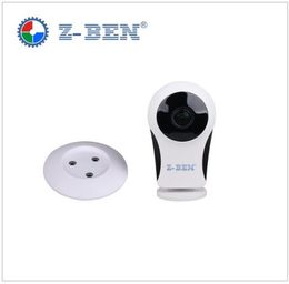 Brand New 180 Degree Mini WiFi Panoramic IP Camera HD 720P Fisheye Micro SD Camera Wireless Network Audio Surveillance Night Visio8155298