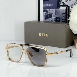 DITA Sunglasses Top Quality For Men Women Retro Eyeglasses UV400 Outdoor Shades Acetate Frame Fashion Classic Lady Sun glasses With Box MACH SIX Size 62-12