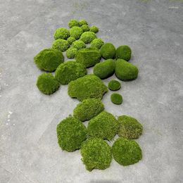 Decorative Flowers Artificial Moss Rocks Simulation Plant DIY Decoration Fake Stone