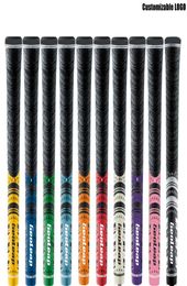 Golf irons Grip standard New Multicompound 10 Colours Golf club Grips Carbon Yarn shiping9586447
