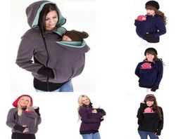 Brand New Winter Maternity Hoodie Breastfeeding Clothes 3 in 1 Babywearing Coats Maternity Pregnancy Multifunctional Kangaroo Clot4614729