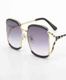 Fashion Designer Sunglasses Large Square Frame Hollow Sun Glasses for Man Woman High Quality 0593SK4080805