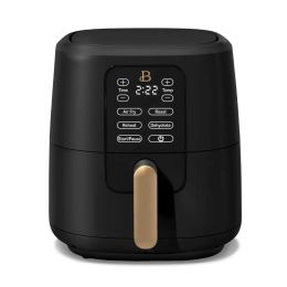 Fryers oilfree air fryer 6 Quart screen Air Fryer, Black Sesame by Drew Barrymore