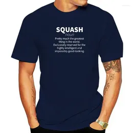 Men's Polos Squash Funny Definition T-Shirt Player Gift Summer T Shirts Fashion Tops Tees Cotton Male Family