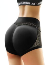 Women Sponge Padded Push Up Panties Tummy Hip Cushion For Ventilation Butt Lifter Fake Ass Briefs Enhancer Seamless Control Buttoc5592966