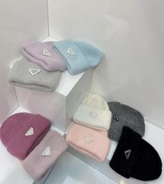 P style Children Rabbit hair hats letter embroidery cap for kids fall winter girls boys soft warm beanies A90244733311