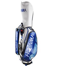 New Men imited edition Golf bag HONMA Golf Cart bag colour blue 95 inch PU Clubs Golf Standard Bag7726207