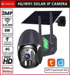 3MP 1080P HD 4GWIFI Low Power Solar Camera PTZ Night Vision Two Way Audio Solar Panel Outdoor Monitoring Solar Power IP Camera H18711091