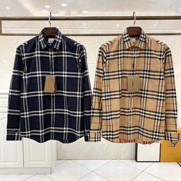 Famous Brand Fashion Designer Classic Men's and Women's Fashion Checkered Sweater Top Luxury Printed Letter M3XL