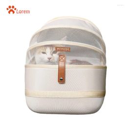 Cat Carriers Carrier Bag Outdoor Pet Shoulder Backpack Breathable Portable Travel Net Surface Bags For Small Dogs Cats