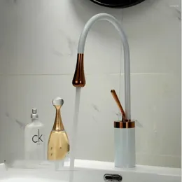 Bathroom Sink Faucets Nordic Minimalist Basin Faucet Ltalian Water Drop American Black Copper Brushed Gold Above Counter