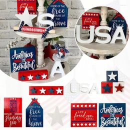 Party Decoration Independence Day Layered Tray Decorative Bundle Homeware Set Decor Holiday DIY Ornament