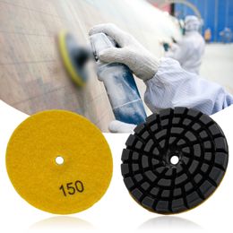 1PC 4inch Polishing Pads 100mm Flexible Wet Concrete Floor Polishing Pad For Granite Marble Grinding Disc