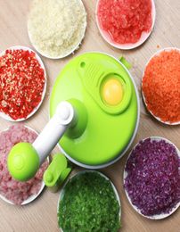 MultiFunction Meat Grinder Vegetable Kitchen Manual Food Processor Household Quick Shredder Green Cutter Egg Blender 4380312