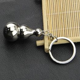 Keychains Metal Gourd Key Chain Fashion Keychain For Men Women Lucky Pendant Gift Car Ring Jewelry K3134