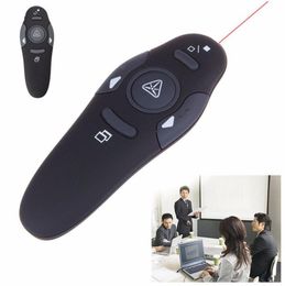 with Retail Box 24 GHz 24GHZ Wireless USB PowerPoint Presenter Remote Control with Red Laser Pen RF Pointer Pen Page UpDown Who2032597