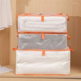 Storage Bags Minimalist Style Transparent Home Bag Big-capacity Clothes Quilt Dustproof Wardrobe Finish Artefact