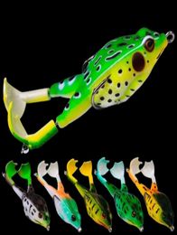 New Fishing re 135g95cm ing Fishing Frog re 3D Eyes Artificial Bait Silicone Crankbait Soft Carp re1465675