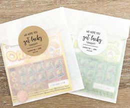 Gift Wrap 50PCS Lotto Ticket Favors Wedding Favor Bags We Hope You Get Lucky