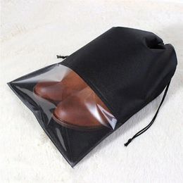 Storage Bags Waterproof Shoes Bag Pouch Portable Travel Organiser Drawstring Cover Non-Woven Laundry Organizador 2 Sizes