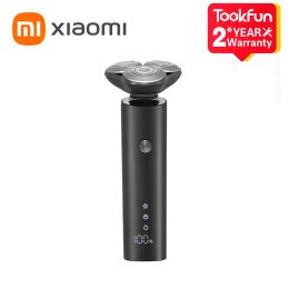 Shavers New XIAOMI MIJIA Men's Electric Shaver S301 Beard Trimmer Machine Shaving Portable Flex Razor IPX7 Washable Trimer Ceramic Blade