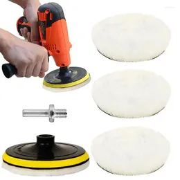 Pillow Polishing Disc Set 5pcs Grinder Pads Multi-Purpose Supplies For Glass Furniture Stone And Car Detailing