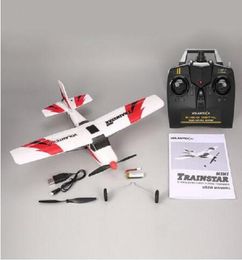 2020 NEW VOLANTEX V7611 24Ghz Mini Remote Control Airplane Fixed Wing Drone Trainstar 3CH 6Axis Plane RTF for Kids Gift Present4586069