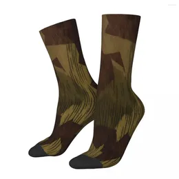 Men's Socks Splittertarn B Luftwaffe Camouflage Male Mens Women Winter Stockings Harajuku