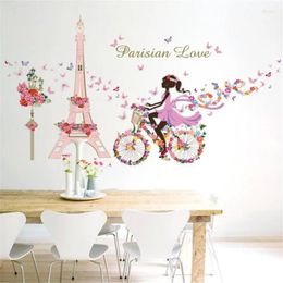 Wall Stickers For Room Diy Butterfly Flower Fairy Sticker Home Decor Living Muraux Pegatina De Pared #BL2