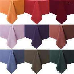 Table Cloth Pure Colour PVC Tablecloth Waterproof And Oil Tablecloth_AN1054