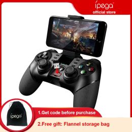 Gamepads Ipega PG9076 Bluetooth 2.4G Wireless Gamepad Game Console Controller Mobile Trigger Gaming Handle Joystick for Android TV PC