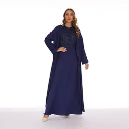 Party Dresses Muslim Two-piece Set Embroidery Sequins Shows A Slim Long And Elegant Arab Dress