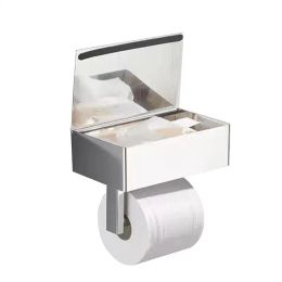 Holders Toilet Paper Holder With Flushable Wipes Dispenser Wipe Storage Shelf Keep Wipes Hiddens Out Of Sight Wipe Storage Shelf Keep