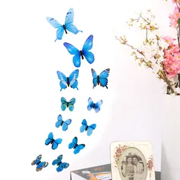 Window Stickers Luminous Butterfly Decal Art Wall Room Magnetic Home Decor Butterflies Glowing Stars Shine In The Dark 3R