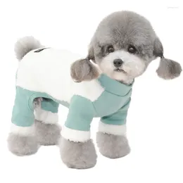 Dog Apparel Pet Clothes Winter Small Jumpsuit Warm Puppy Clothing Coat Outfits Yorkshire Pomeranian Schnauzer Poodle Bichon Costumes