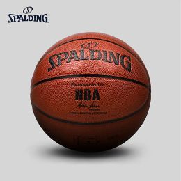 Basketball SPALDING ORIGINAL classic SILVER basketball official size and weight 7# PU material indoor outdoor men's match ball 74608Y