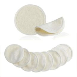 Bamboo Fibre Makeup Remover Pad Velvet Bamboo Cotton Soft Dirt Resistant Washable Reusable Scrubber Beauty Make up Cleaning Tool L8837369