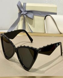 Sunglasses For Women Men Summer 4064 Cat Eye Style AntiUltraviolet Retro Plate Full Frame Fashion Eyeglasses Random Box9962326